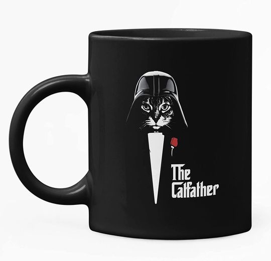 The Godfather The Cat Samurai Catfather Mug 11oz