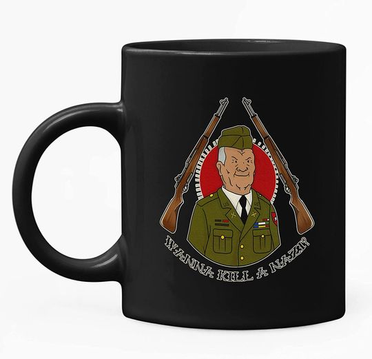 King Of The Hill Cotton Hill Wanna Kill A Nazi Mug 15oz
