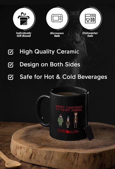 Home Alone Beautiful Merry Gift Art Mug 11oz