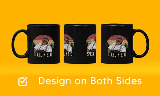 Groundhog Day Phil Spell R E D Circle Mug 15oz