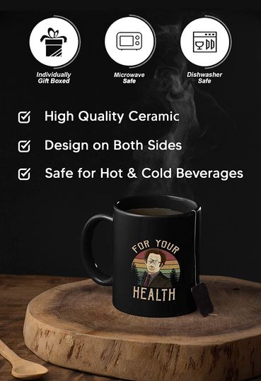Check It Out! Dr. Steve Brule For Your Health Circle Mug 15oz