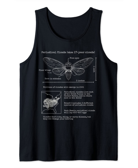 Discover Cicada Men's Tank Top Facts Science
