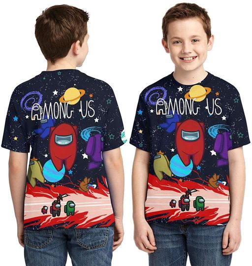 Among Us Kids 3D T Shirt