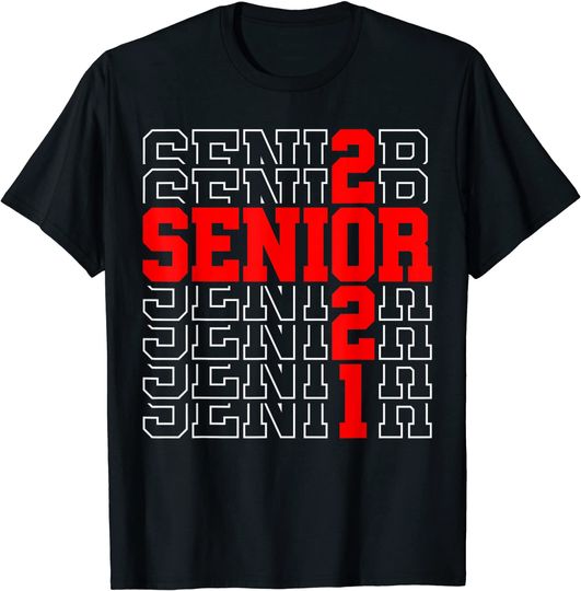 Funny Senior Graduation Gift Class of 2021 Senior Men Women T-Shirt