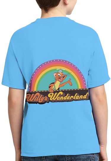 Willy's Joyful Wonderland Tumbler 30 Oz Youth 3d Print Short Sleeve For Boys Girls,black,