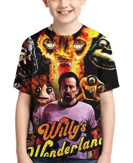 Willy's Joyful Wonderland T Shirt Kids Youth 3D Print