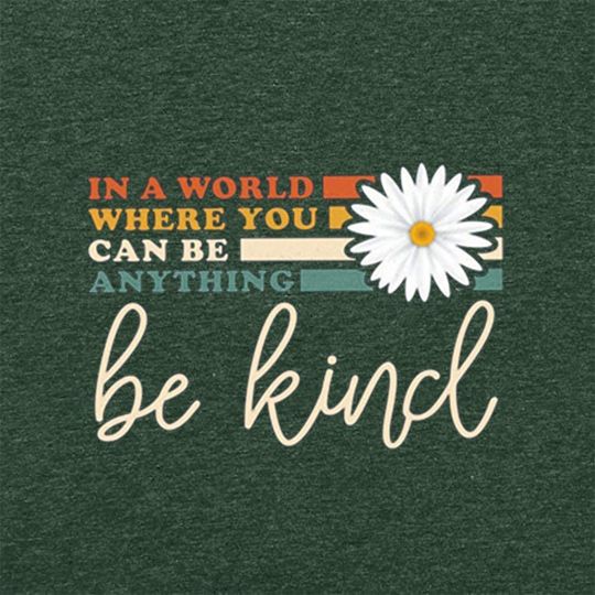 Chulianyouhuo Women Be Kind Shirt Funny Graphic Letter Short Sleeve Blouse Tee Tops