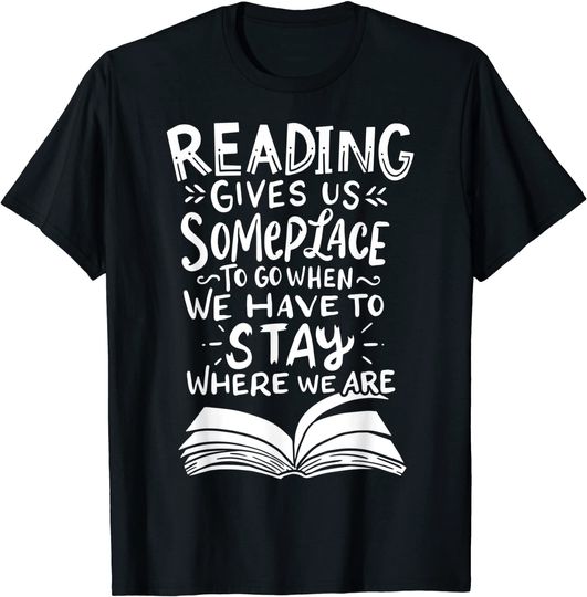 Reading Reader Book Lover Literature Library Month Gift T-Shirt