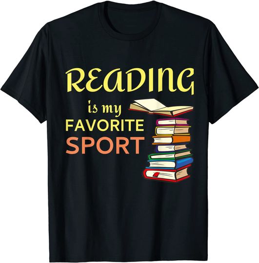 Funny T-Shirt Reading Is My Favorite Sport for Book Lovers
