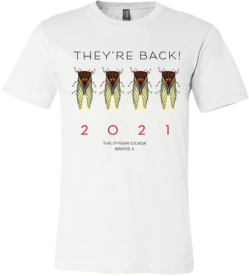 Charley Harper Cicada Unisex They're Are Back 2021