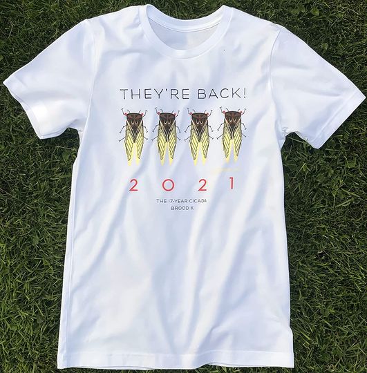 Charley Harper Cicada Unisex They're Are Back 2021