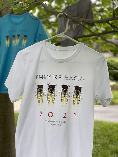 Charley Harper Cicada Unisex They're Are Back 2021