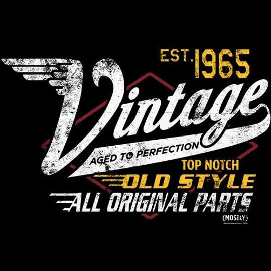 56th Birthday Shirt for Men - Vintage 1965 Aged to Perfection - Racing