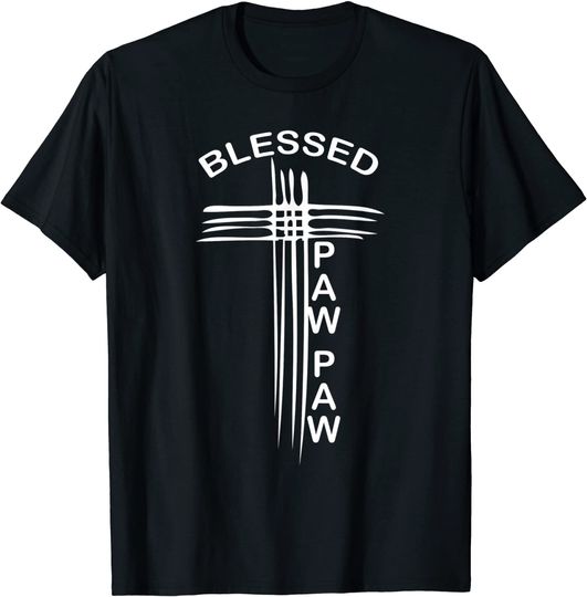 Men's T Shirt Blessed Paw Paw