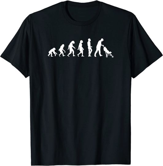 Evolution of Dad Fathers Day Gift New Daddy Funny T-Shirt