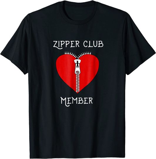 Zipper Club Member Graphic Heart Surgery Survivor T-Shirt