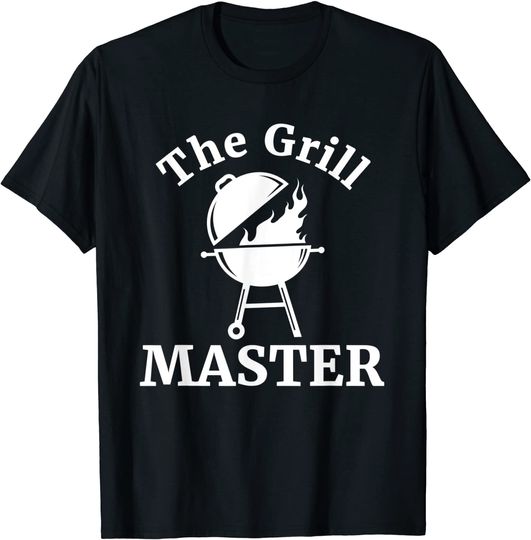 The Grill Master Funny Barbecue Cookout T-Shirt White Print