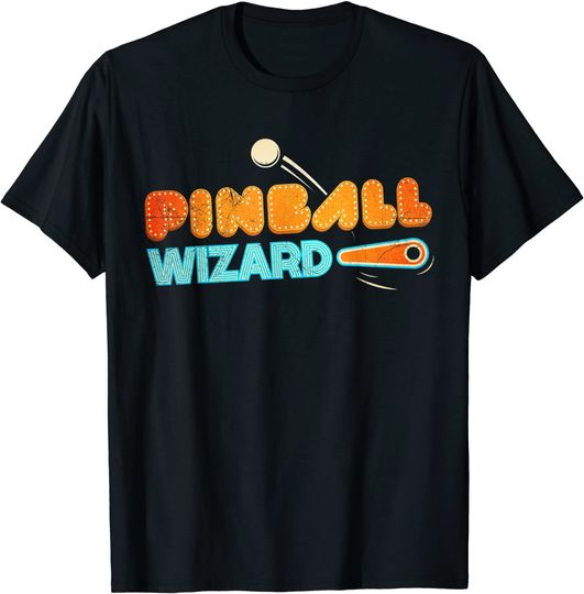 Classic Retro Pinball Design - Pinball Wizard T-Shirt