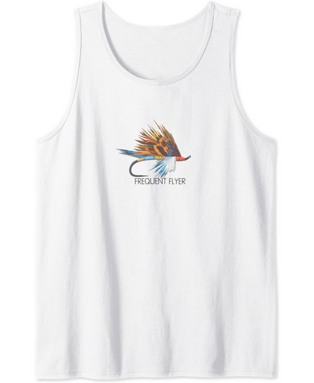 Discover Colorful Frequent Flyer Fly Fishing Fly Fish Trout Fishing Tank Top