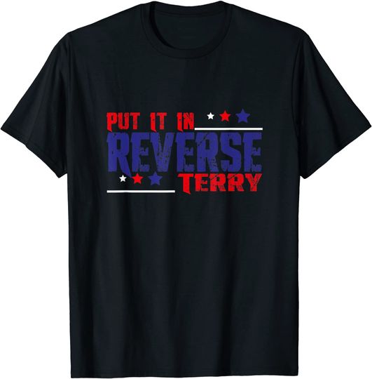 Discover Funny Back Up Terry Put It In Reverse 4th of July Fireworks T-Shirt