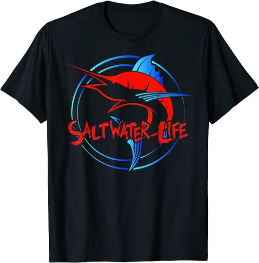 Saltwater Life Fisherman Fishing T-Shirt