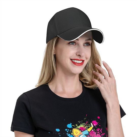 Every Child Matters Adjustable Sandwich Cap Unisex Classic Baseball Cap Outdoor Sun Visor Cap Black