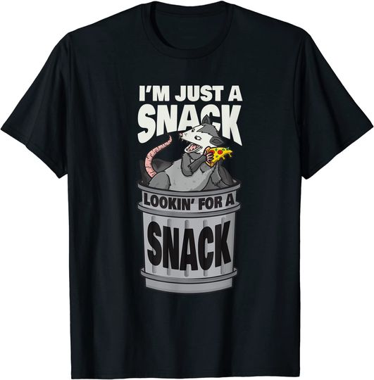 Funny Opossum Shirt I'm Just a Snack Possum Women T-Shirt