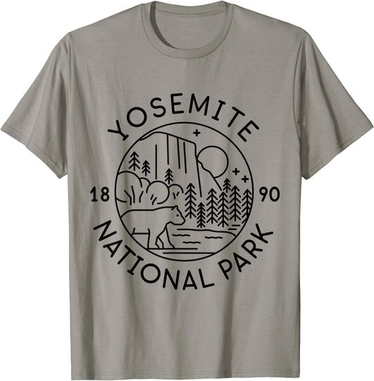 Yosemite National Park 1890 California T Shirt