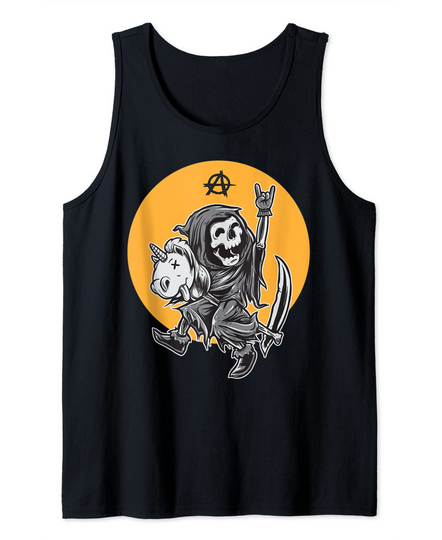 Sons of Anarchy Tank Top Grim Reaper Unicorn