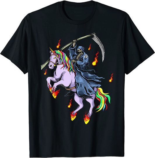Sons Of Anarchy T-Shirt Grim Reaper Unicorn