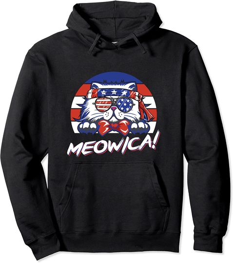 MEOWICA! Patriot Cat Hoodie