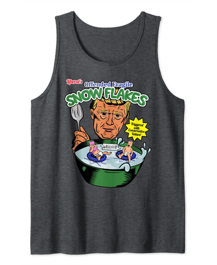 Snowflakes Trump Cereal Mashup Tank Top
