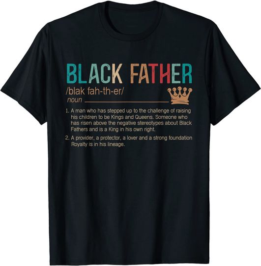 Discover Black Father Noun Father Day T Shirt