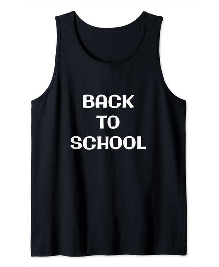 Back to school Tank Top