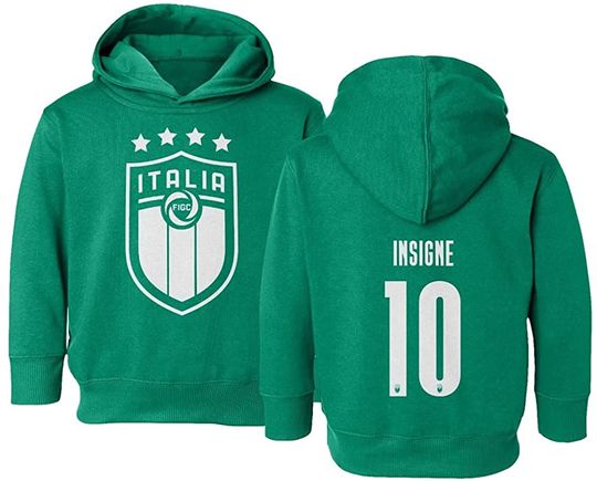 Italy Jersey Soccer Style Toddler Hoodie