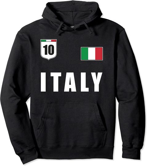 Italy Jersey Flag Soccer Hoodie