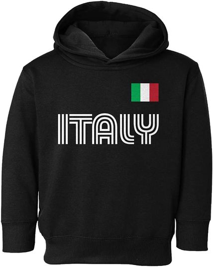Italy Jersey Soccer Style Toddler Hoodie