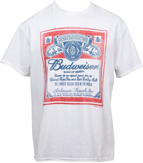 Vintage Budweiser King of Beers Label T Shirt