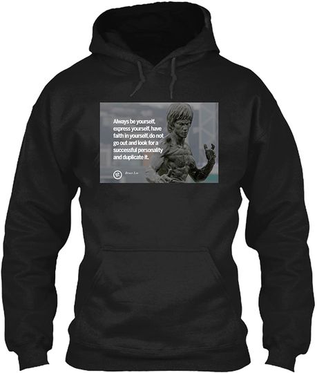 Bruce Lee Inspirational Quote Hoodie