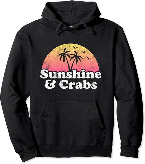 Sunshine and Crabs Pullover Hoodie