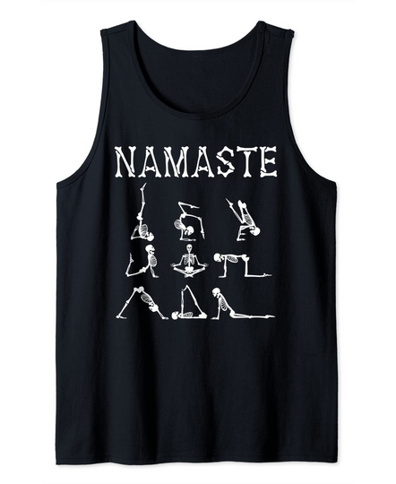 Discover Namaste Skeleton Tank Top