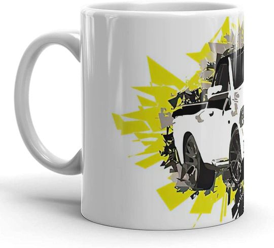 White Ceramic Coffee Mug white holiday ram party single wedding