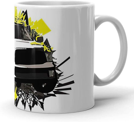 White Ceramic Coffee Mug white holiday ram party single wedding