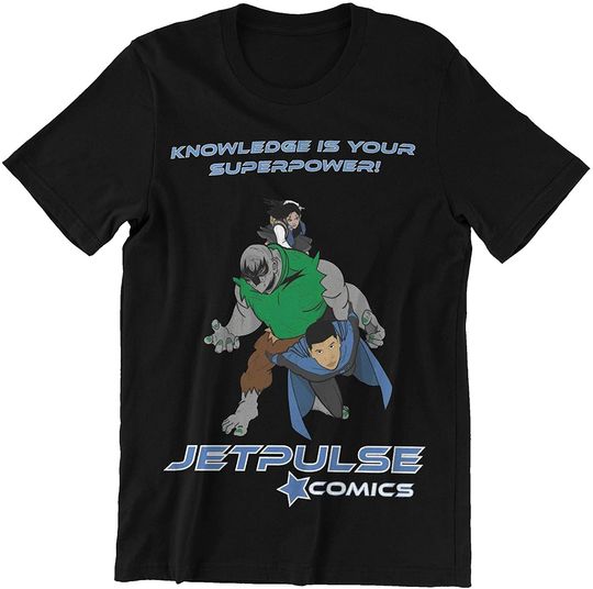 The New Adventures of Jake Jetpulse Knowledge is You Superpower Shirt