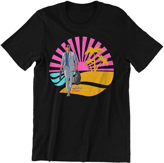 Acher Sitcom Sterling Archer Soleil Classic Vice Palm 80s1 Unisex Tshirt