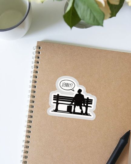 Forrest Gump Jenny Sticker 3"