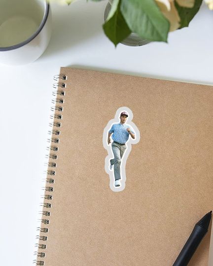 Forrest Gump Running Sticker 2"