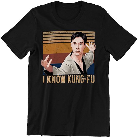 The Matrix Neo I Know Kung-Fu Unisex Tshirt