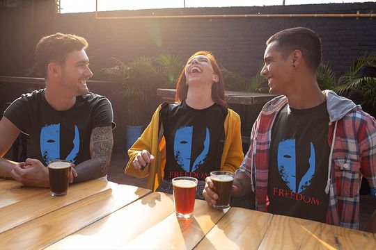 Blue Libert Unisex Tshirt