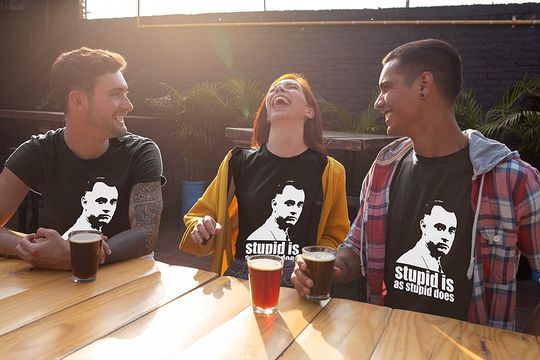 Forrest Gump Stupid is As Stupid Does Unisex Tshirt